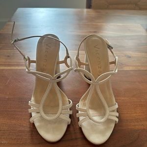Vicenza nude block heels size 7